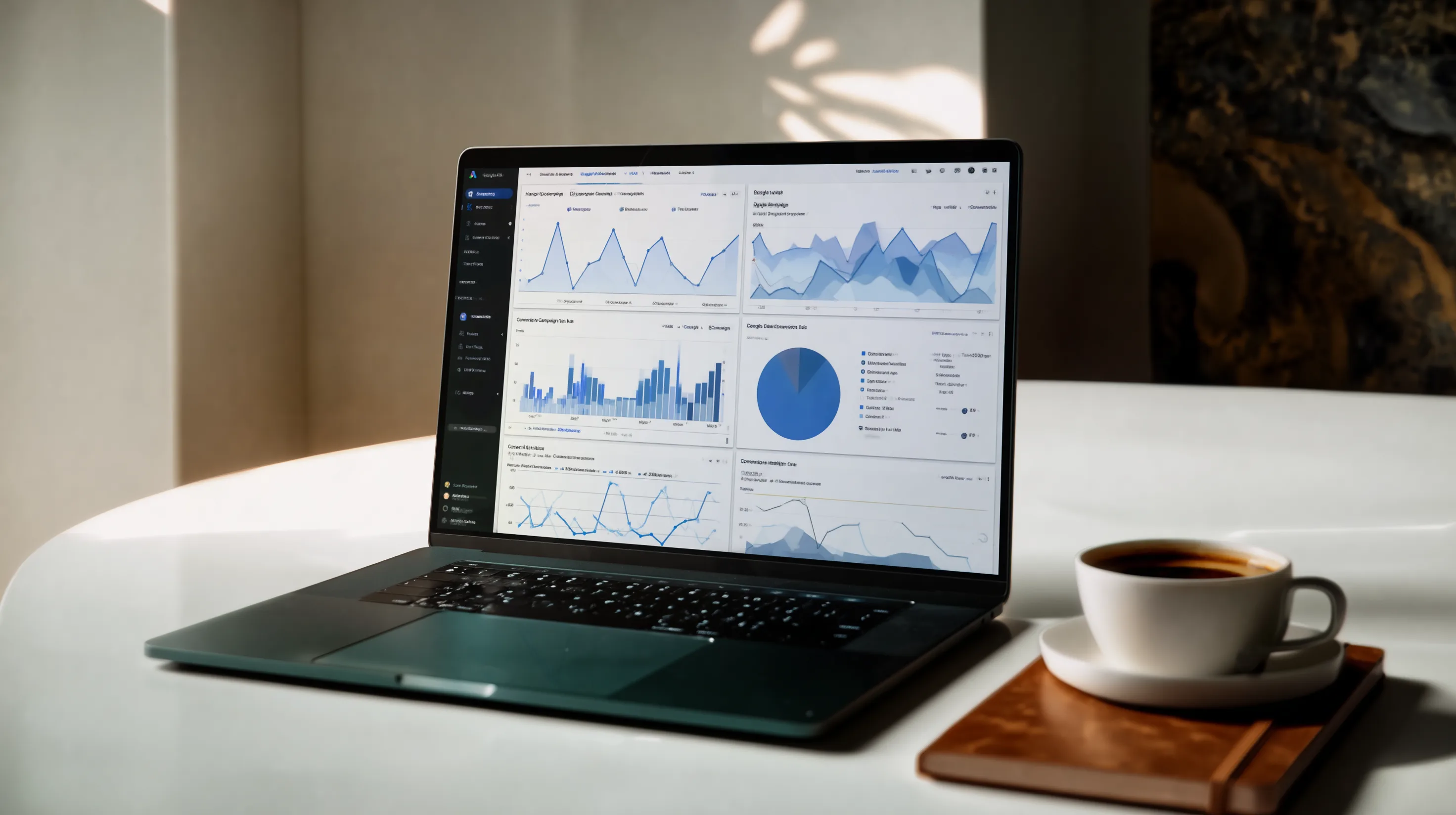 Google Ads dashboard met campagneresultaten