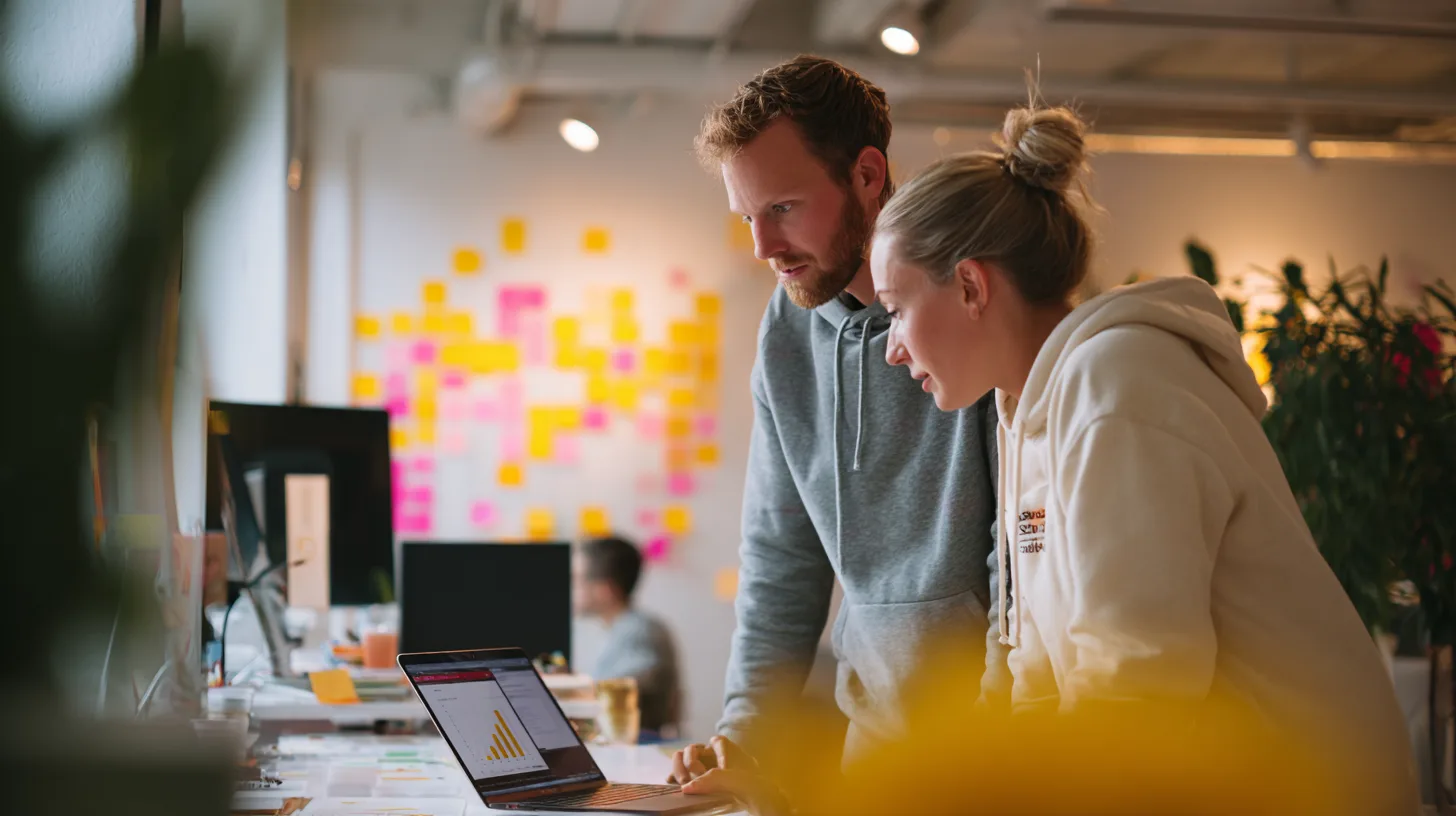 Marketingteam in Amsterdam bespreekt online campagne