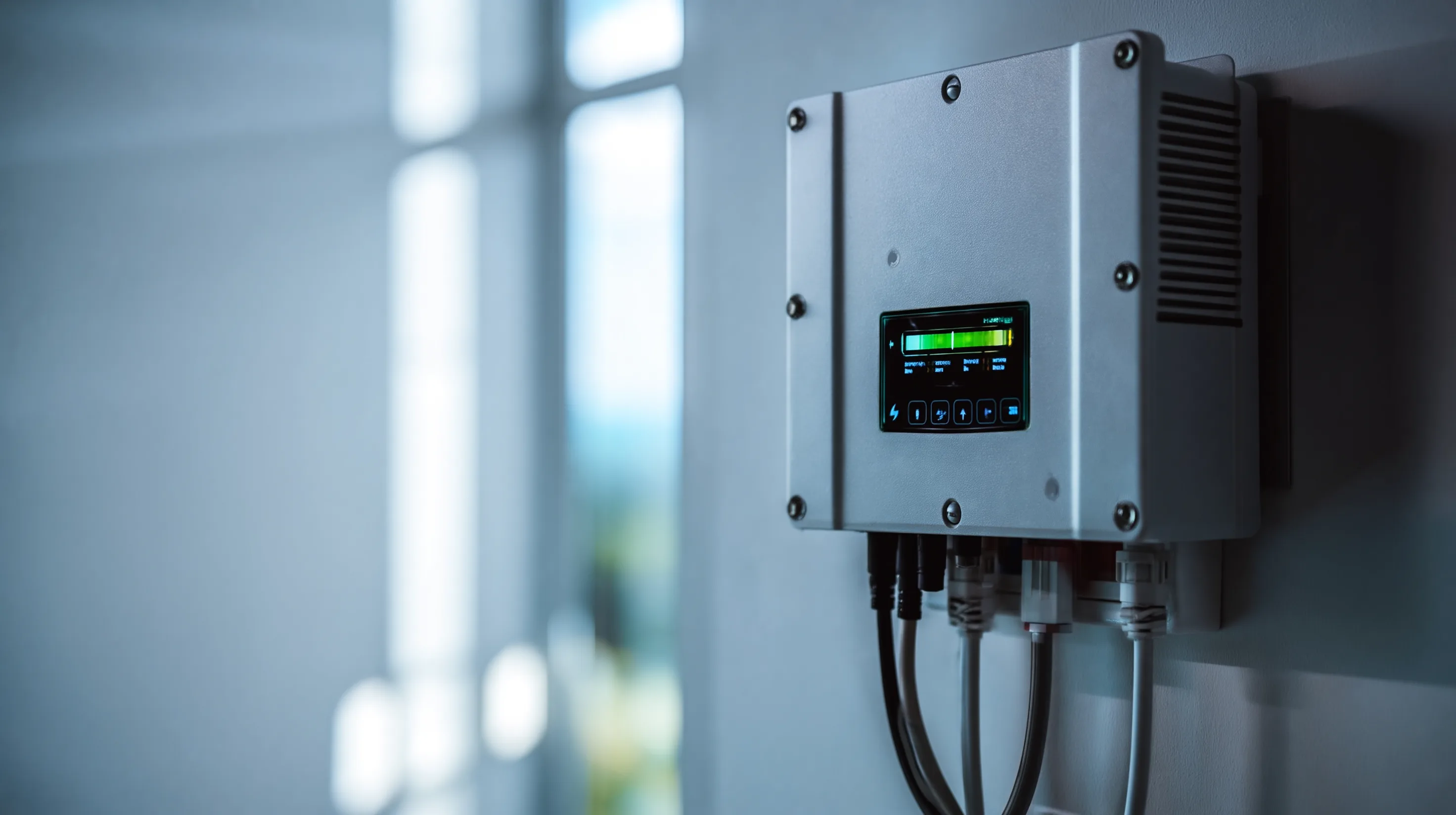 Omvormer voor zonnepanelen in de meterkast